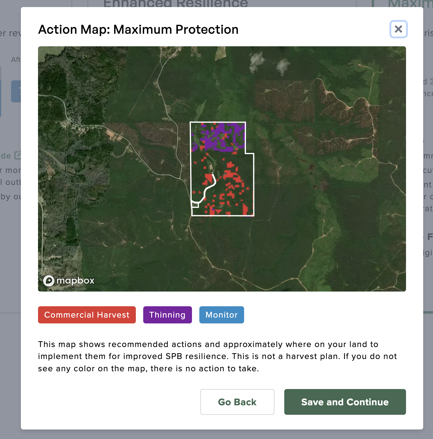 SPB action map example