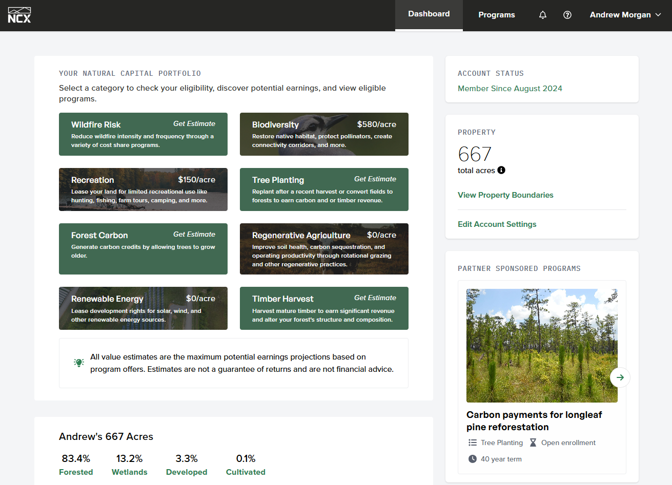 Announcing NCX Membership for Landowners